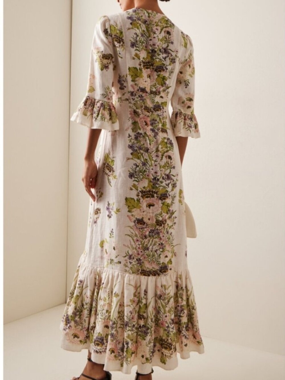 Zimmermann Floral White Maxi Dress - Picture 4 of 5